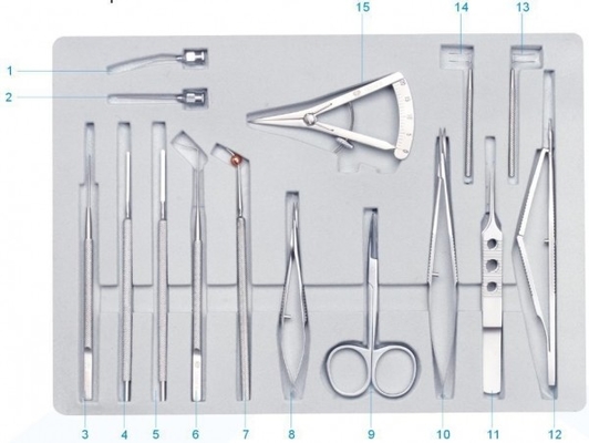 Instrument SYX15 eingestellt für Glaukom Microsurgery (Code No.59005)
